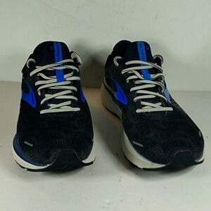 Brooks Men Gray and Blue Size 14 Sneakers.